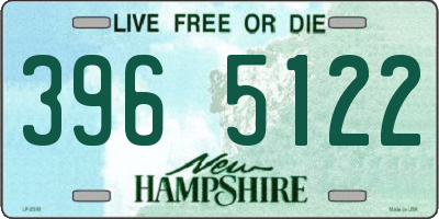 NH license plate 3965122