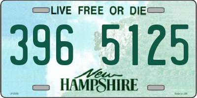 NH license plate 3965125