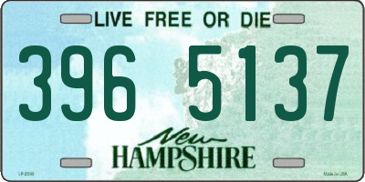 NH license plate 3965137
