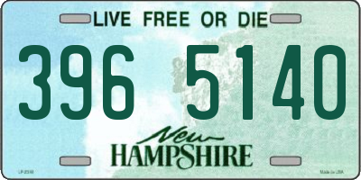 NH license plate 3965140