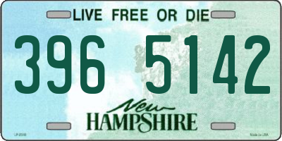 NH license plate 3965142
