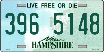 NH license plate 3965148