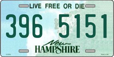 NH license plate 3965151