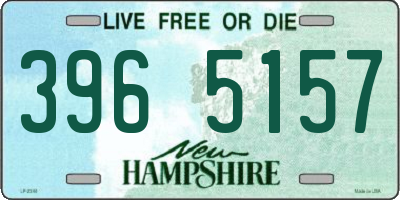 NH license plate 3965157