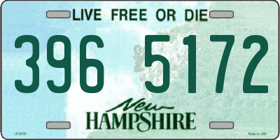 NH license plate 3965172