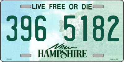 NH license plate 3965182