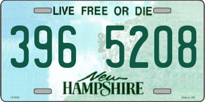 NH license plate 3965208