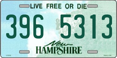 NH license plate 3965313