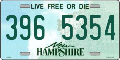 NH license plate 3965354