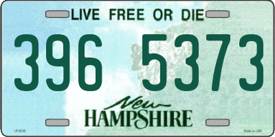 NH license plate 3965373