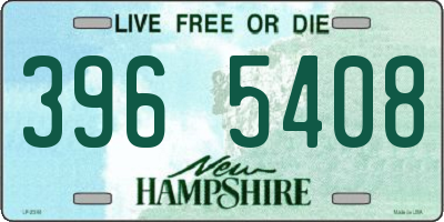 NH license plate 3965408