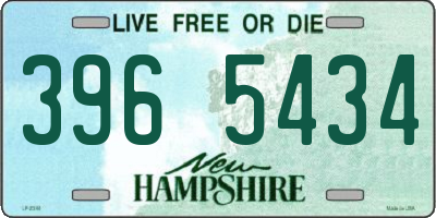 NH license plate 3965434