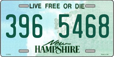 NH license plate 3965468