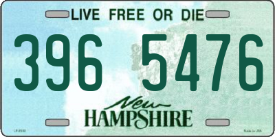 NH license plate 3965476