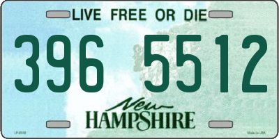 NH license plate 3965512