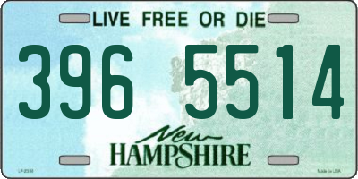 NH license plate 3965514