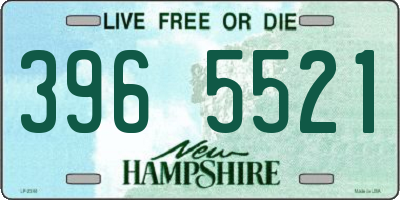 NH license plate 3965521