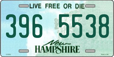 NH license plate 3965538