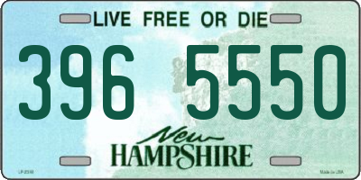 NH license plate 3965550
