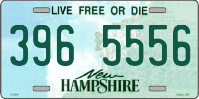 NH license plate 3965556