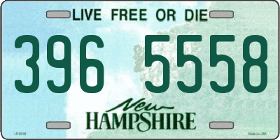 NH license plate 3965558