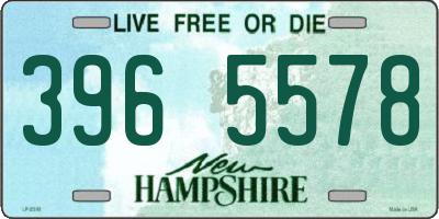 NH license plate 3965578