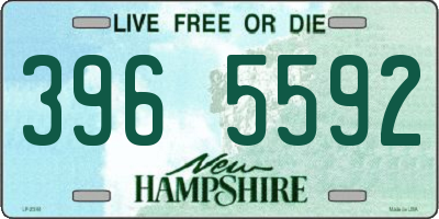 NH license plate 3965592