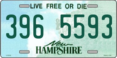 NH license plate 3965593