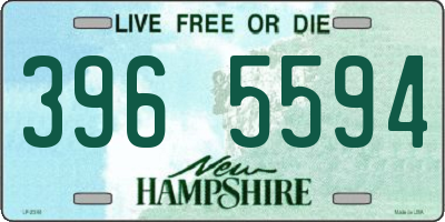 NH license plate 3965594