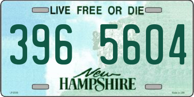 NH license plate 3965604