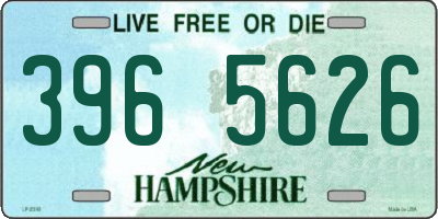NH license plate 3965626