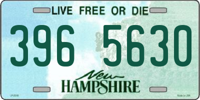 NH license plate 3965630