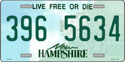 NH license plate 3965634