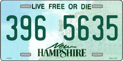 NH license plate 3965635