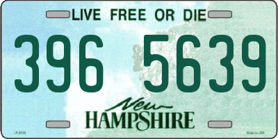 NH license plate 3965639