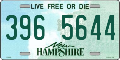 NH license plate 3965644