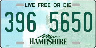 NH license plate 3965650