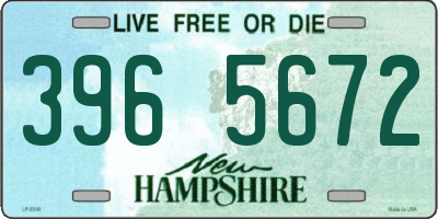 NH license plate 3965672