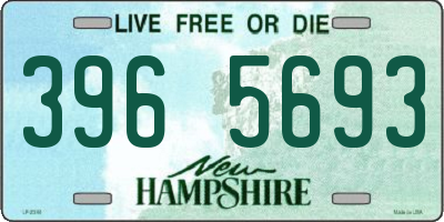 NH license plate 3965693
