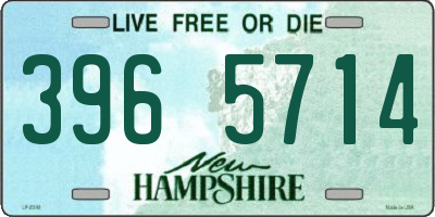 NH license plate 3965714