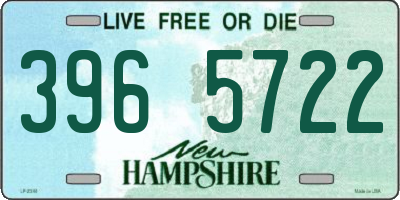 NH license plate 3965722