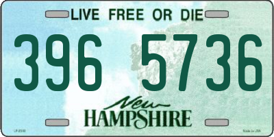 NH license plate 3965736