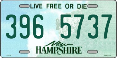NH license plate 3965737