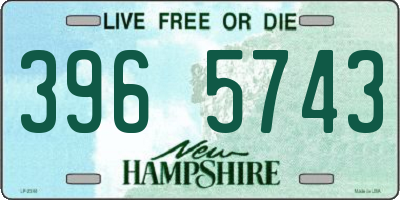 NH license plate 3965743