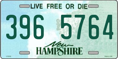 NH license plate 3965764