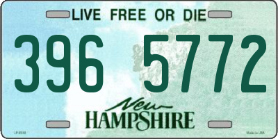 NH license plate 3965772