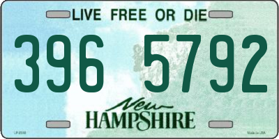 NH license plate 3965792