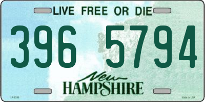 NH license plate 3965794