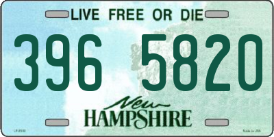NH license plate 3965820