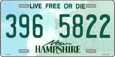 NH license plate 3965822